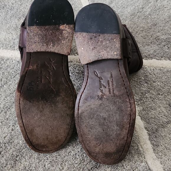 - Frye Phillips Harness Leather Ankle Boot Grey Women’s Size 6 - Picture 6 of 7